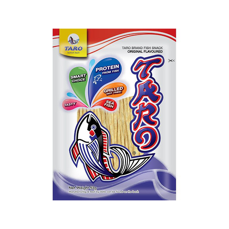 TARO - Fish snack spicy flavour 52g