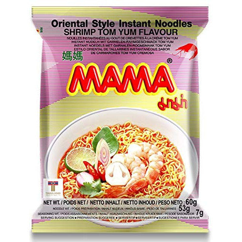 MAMA - Shrimp tom yum flavour 55gx30 (1 case)