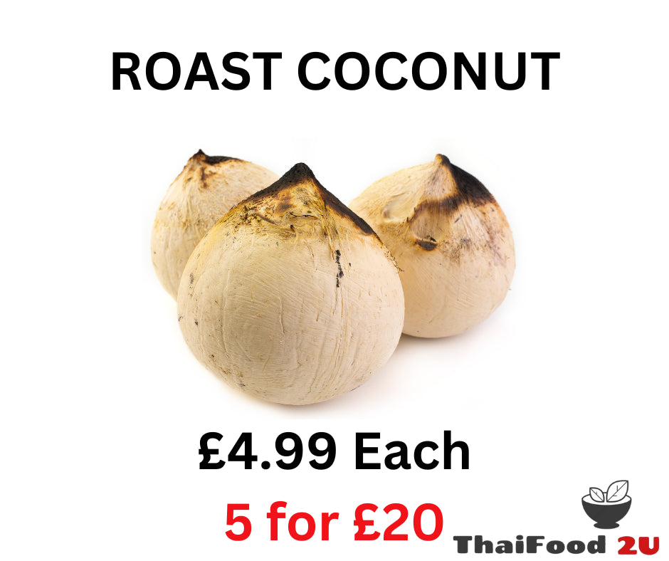 5xROASTED COCONUT - มะพร้าวน้ำหอมเผา 5PIECE