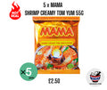 5xMAMA - Shrimp creamy tom yum 55g