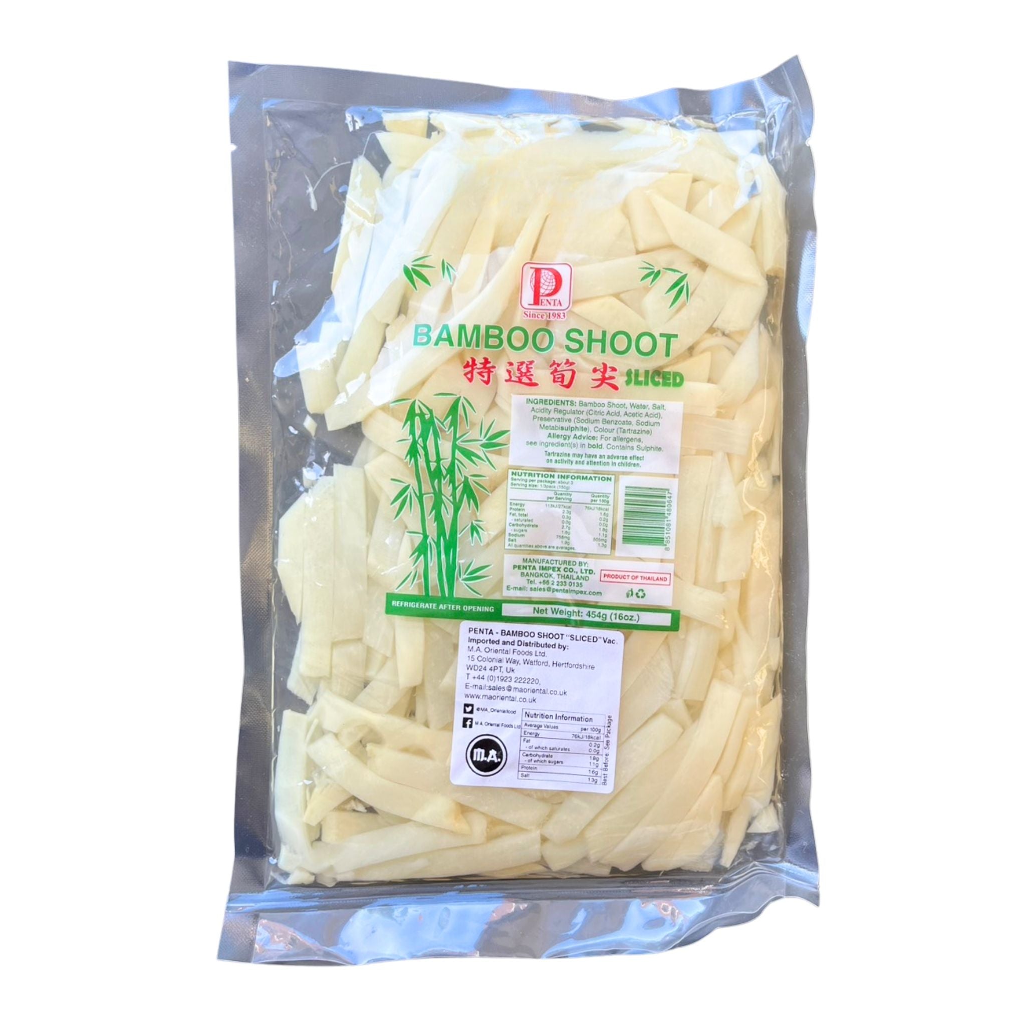PENTA - Bamboo Shoot (Sliced) - 454g, BBF: 15/05/26