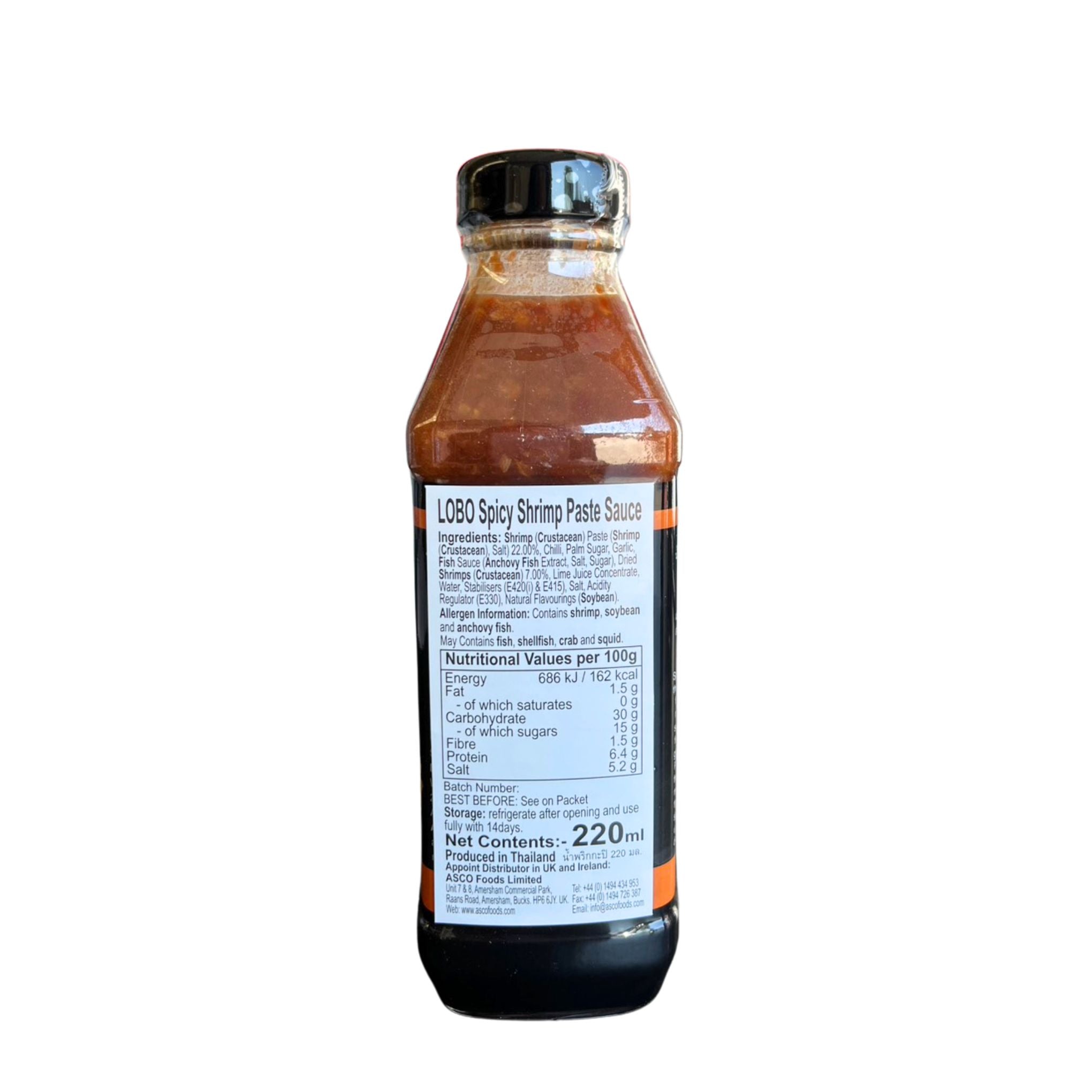 Lobo - Spicy Shrimp Paste Sauce - 220ml