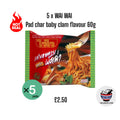5x WAI WAI - Pad Char Baby Clam Flavour - 60g