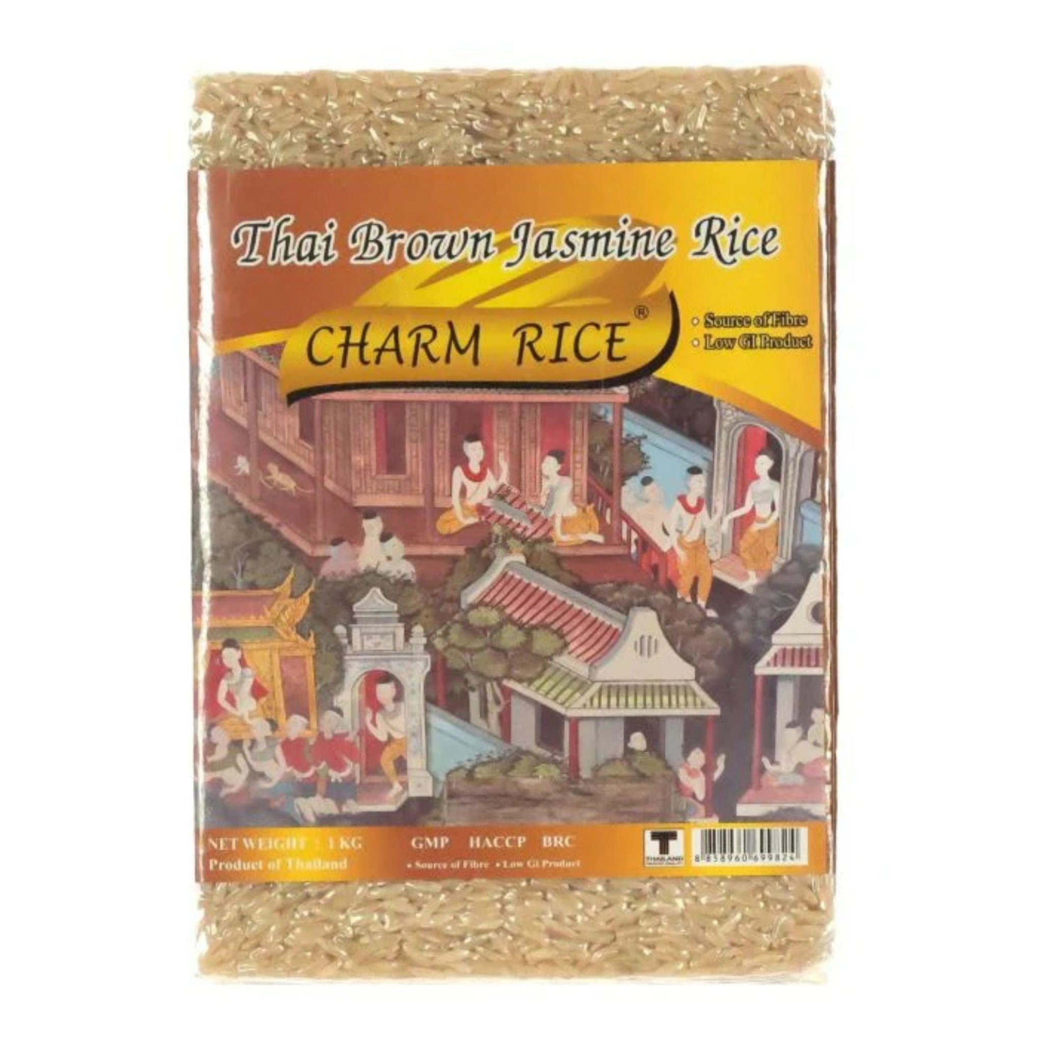 Charm - Thai Brown Jasmine Rice - 1kg