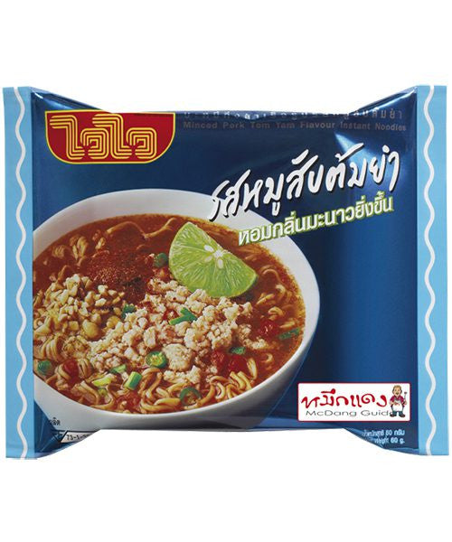 WAI WAI - Tom yum pork flavour 60g