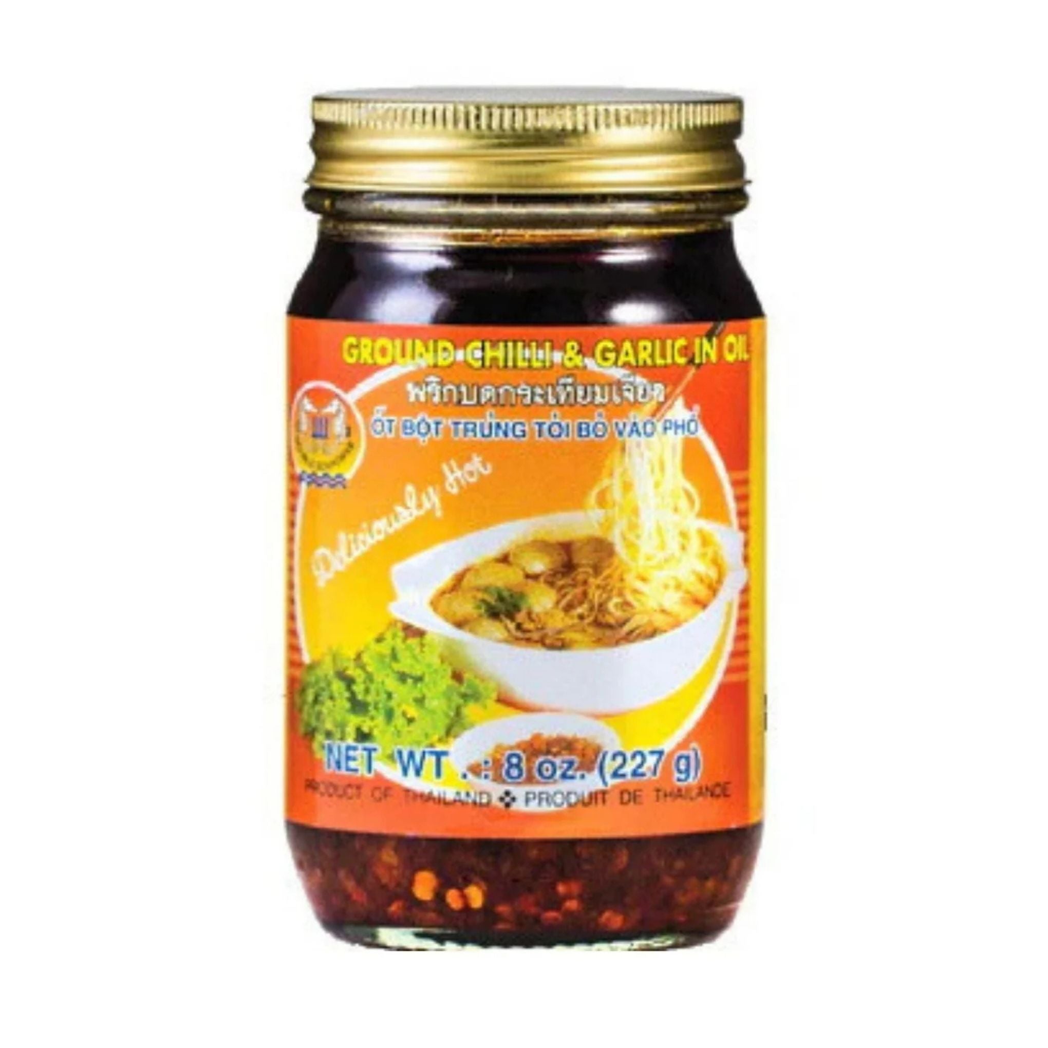 DS - Ground Chilli & Garlic In Oil - 227g BBF: 28/05/26