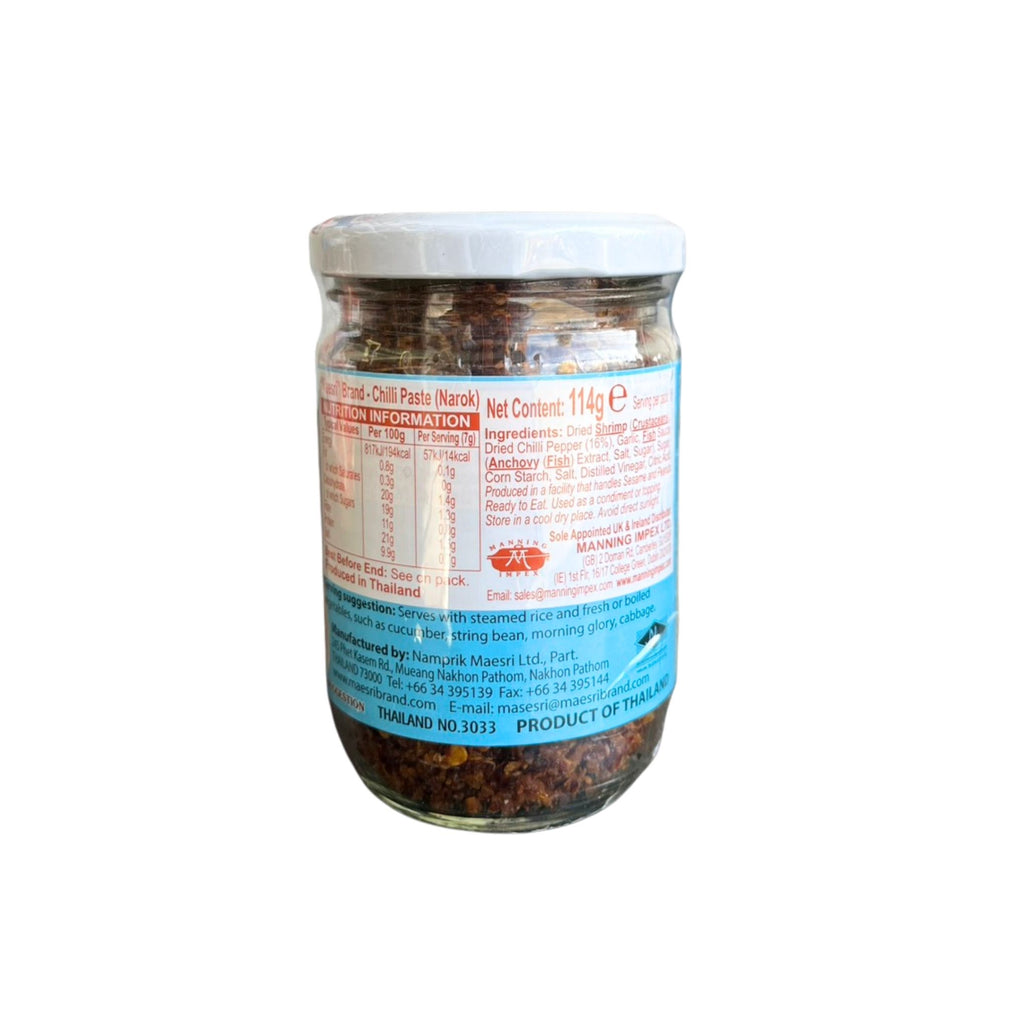 Maesri - Narok Chilli Paste - 114g