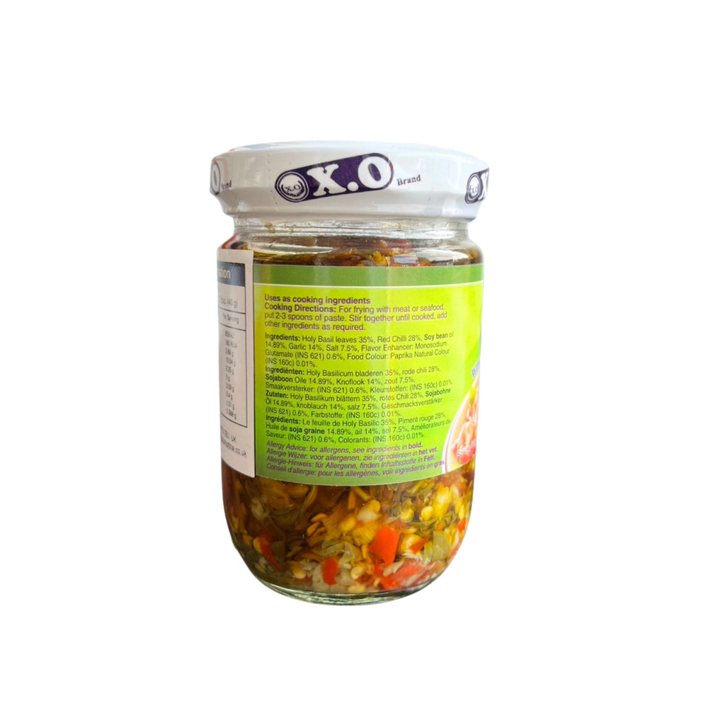 X.O - Chilli Paste With Holy Basil Leaves - 200g