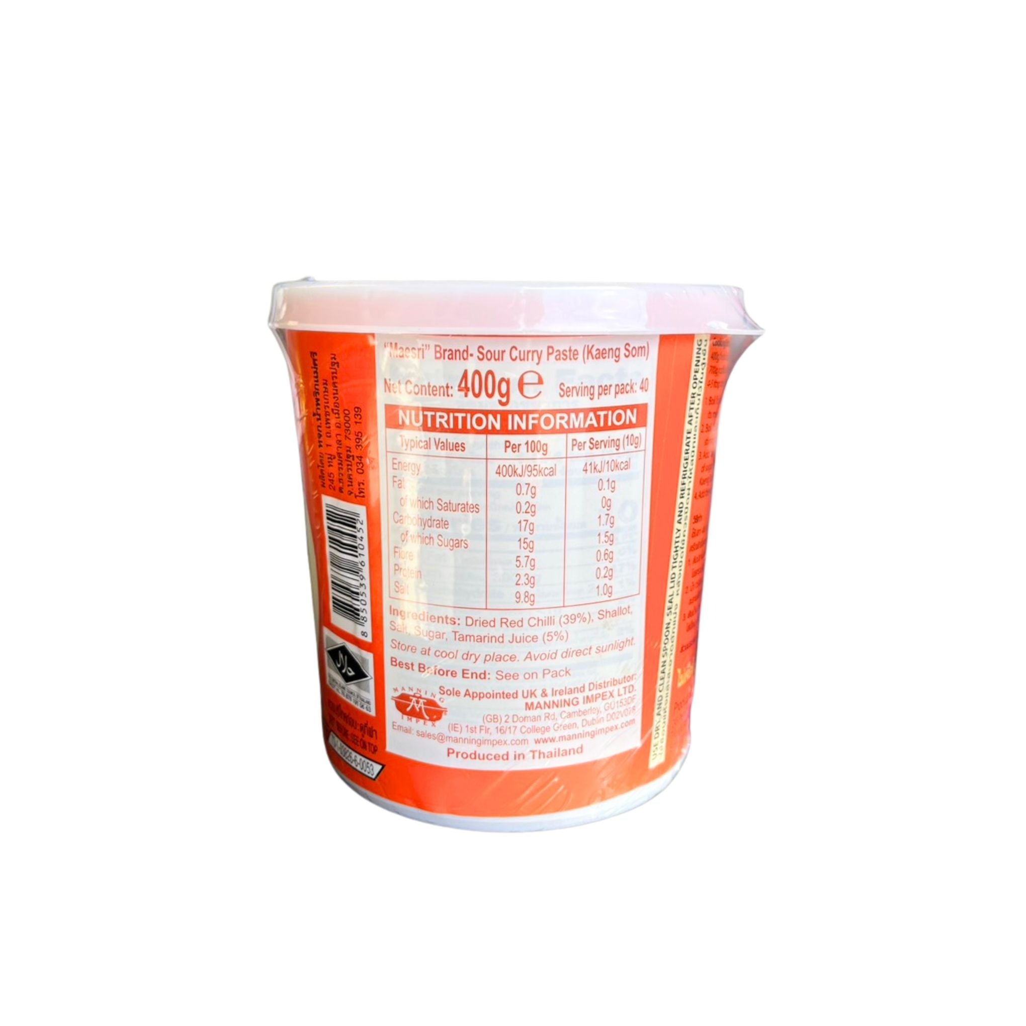 Maesri - Kaeng Som Curry Paste - 400g
