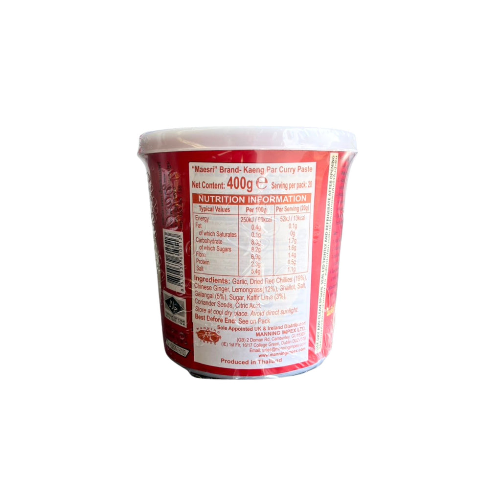 Maesri - Kaeng Par Curry Paste - 400g