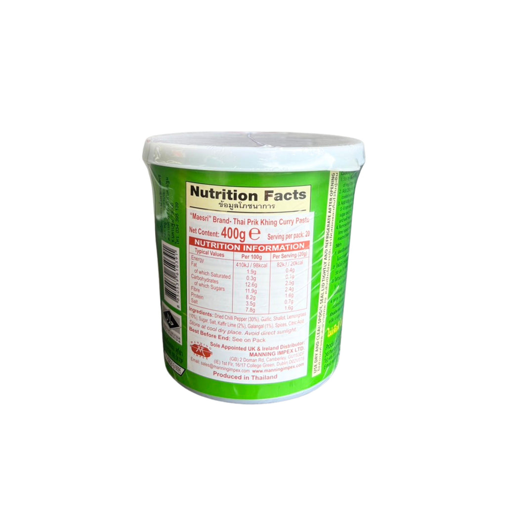 Maesri - Prik Khing Curry Paste - 400g