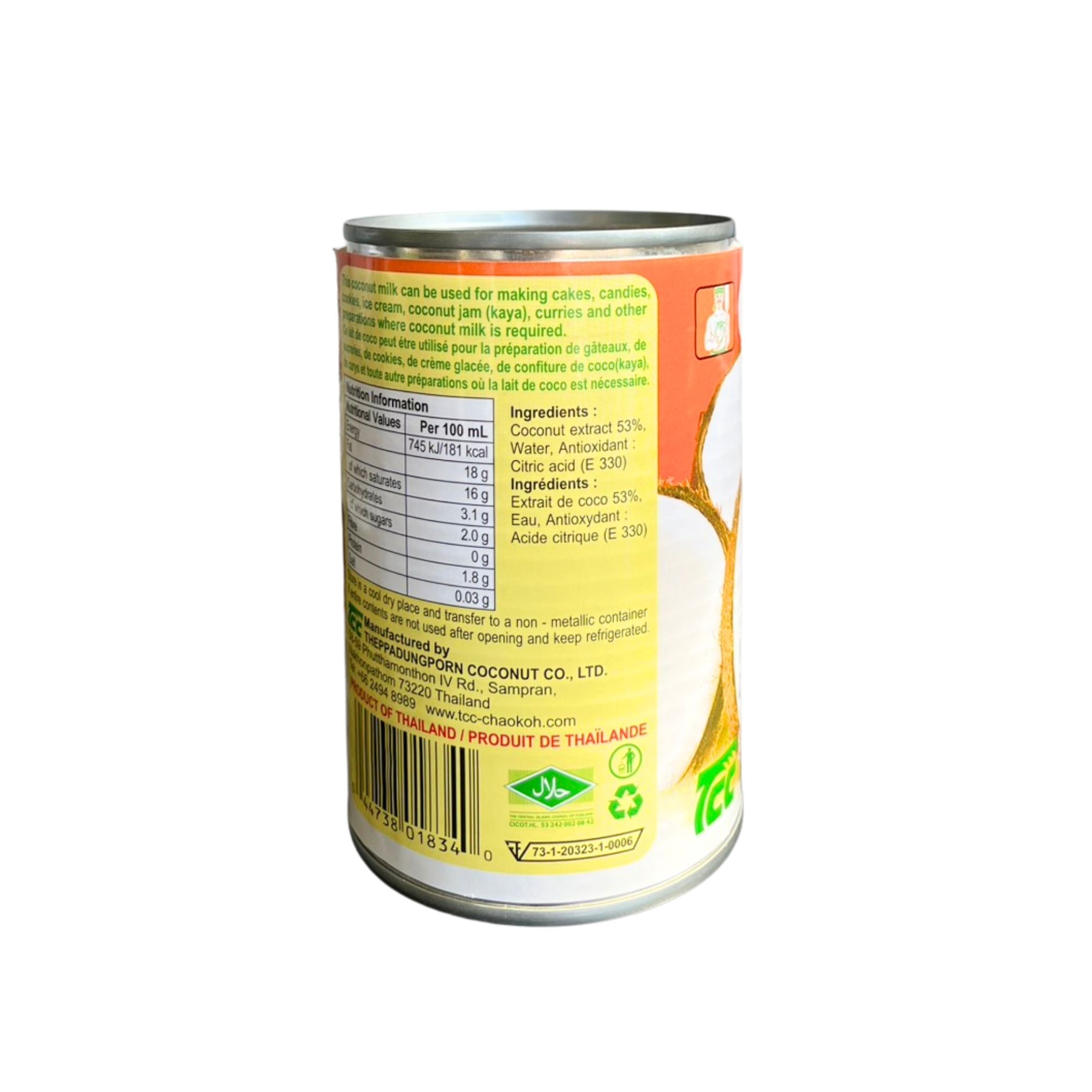 Chaokoh - Coconut Milk - 400ml