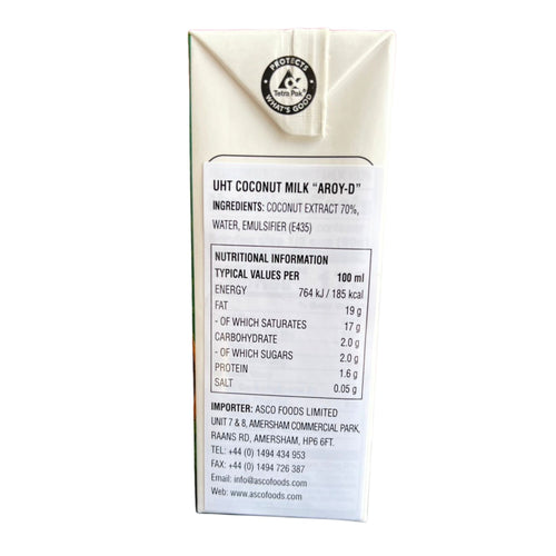 AROY D - UHT Coconut Milk - 250ml