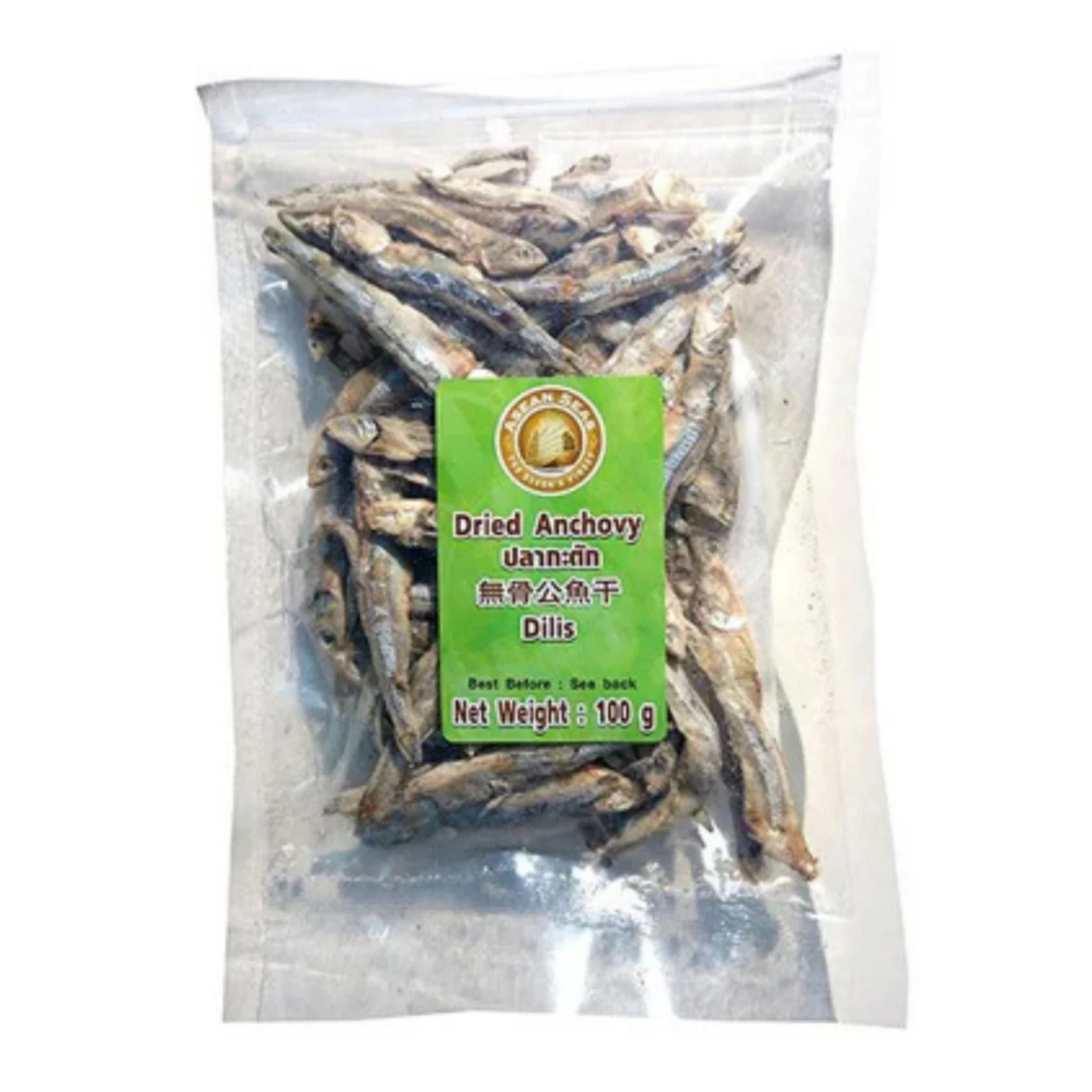 Asean Seas - Dried Anchovies BP (ปลากระตัก) - 100g