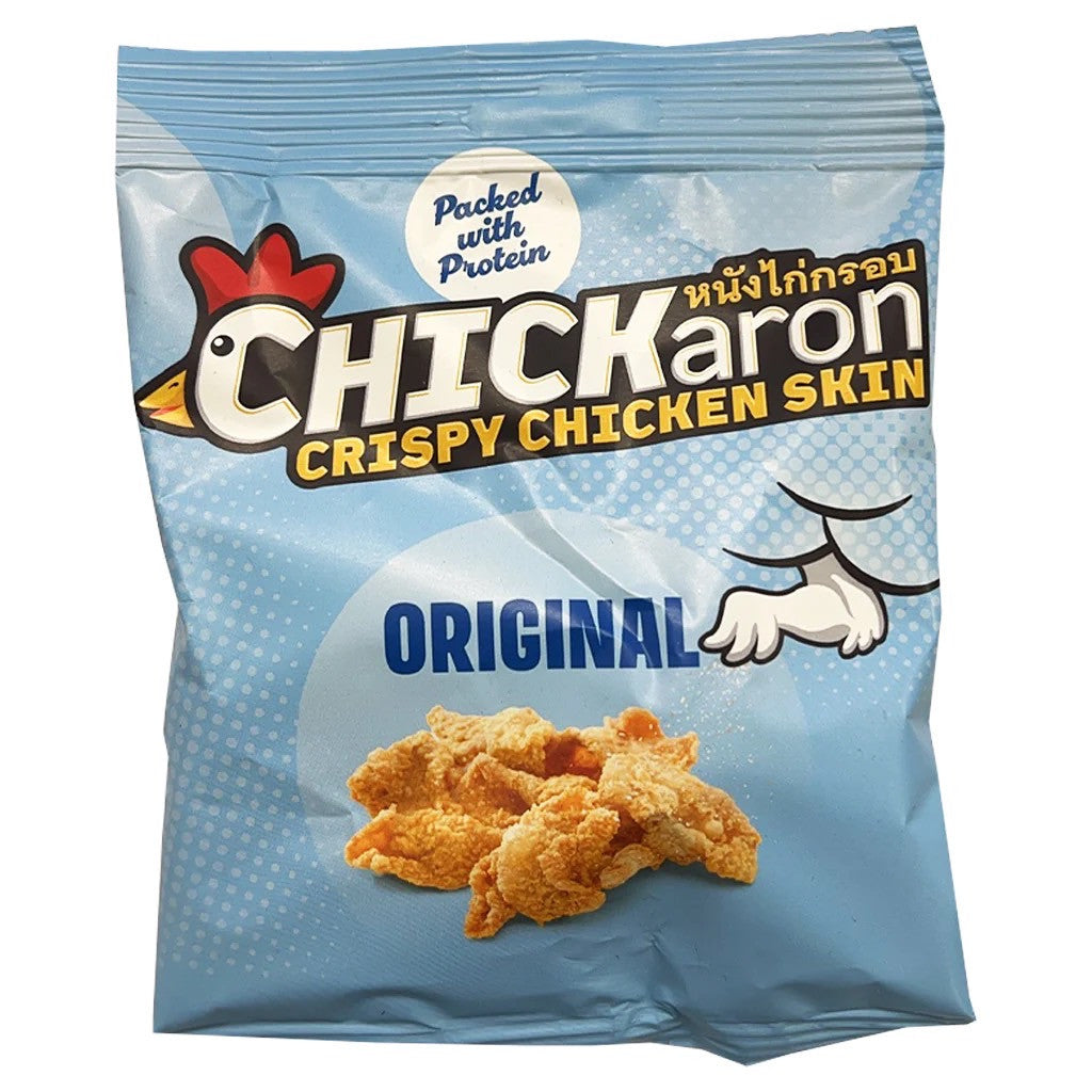 Chickaron - Crispy Chicken Skin (หนังไก่ทอด) - 40g