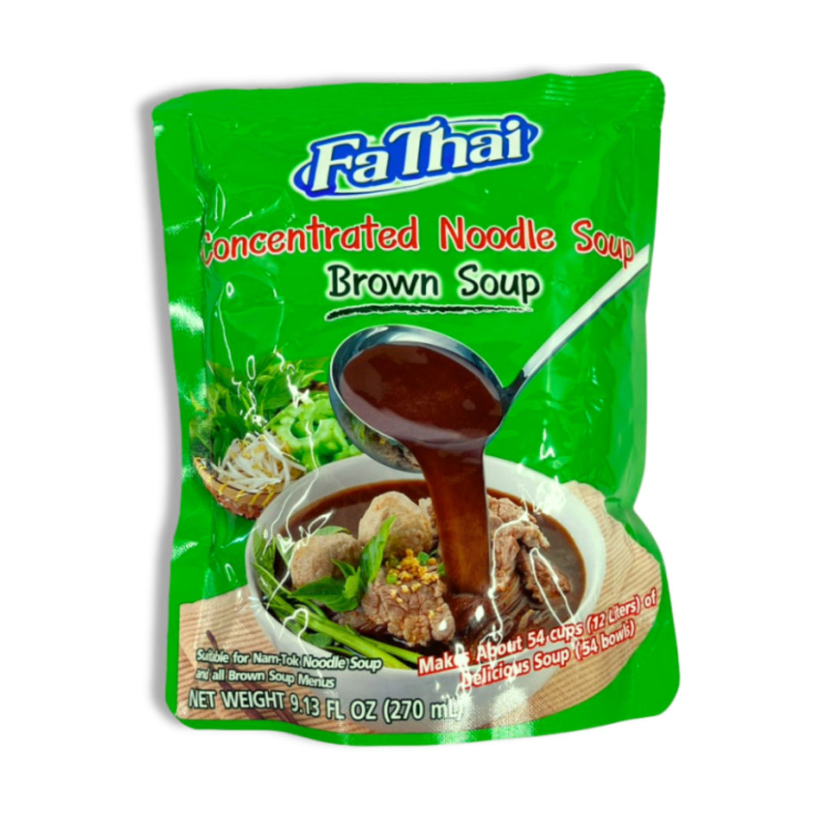 Fa Thai - Concentrated Noodle Soup (Brown Soup) - 270ml – Thai Food 2U