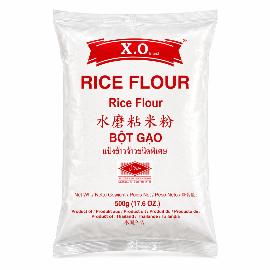X.O Brand -  Rice Flour - แป้งข้าวจ้าวชนิดพิเศษ 500g