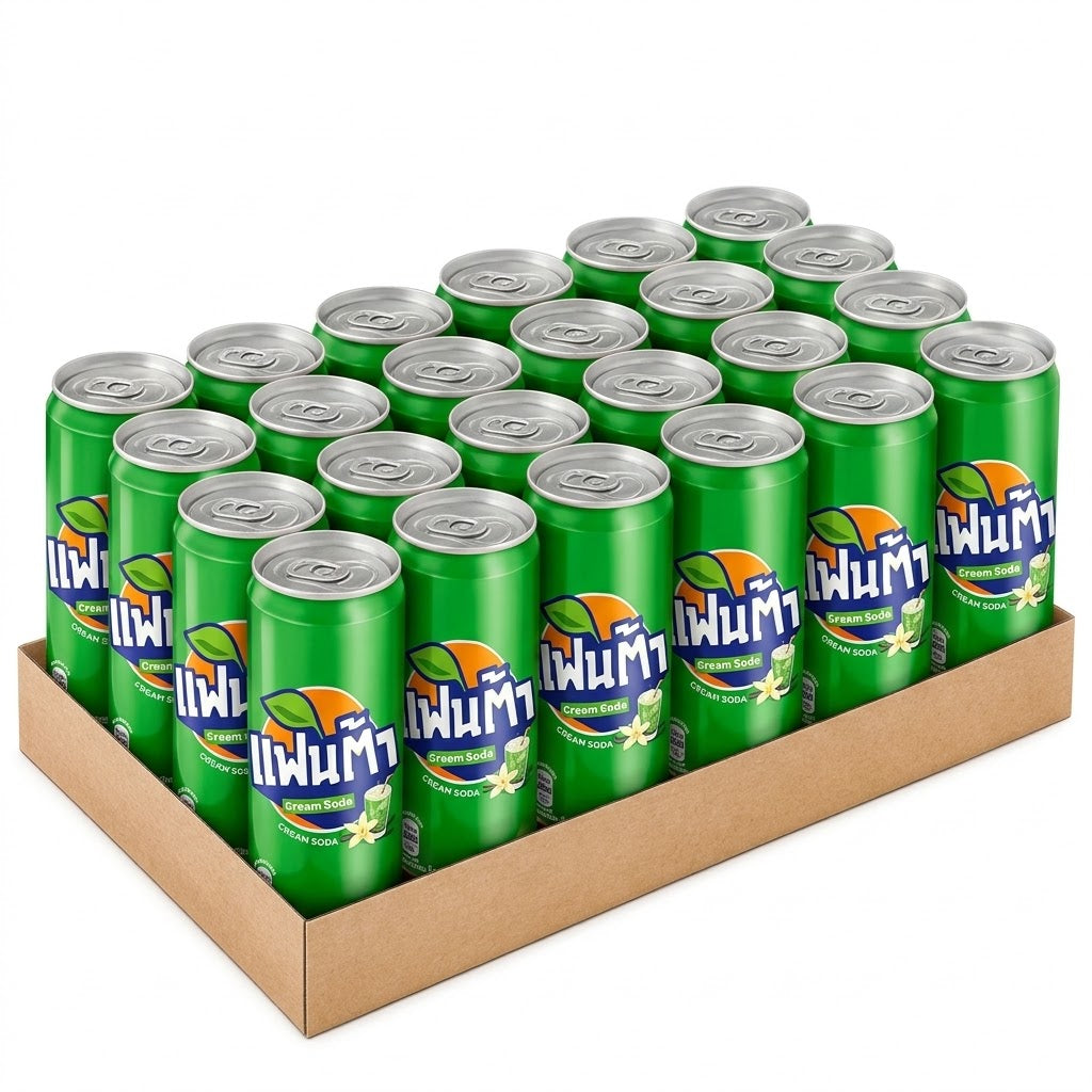 Fanta - Green Cream Soda - 325 x 24 cans