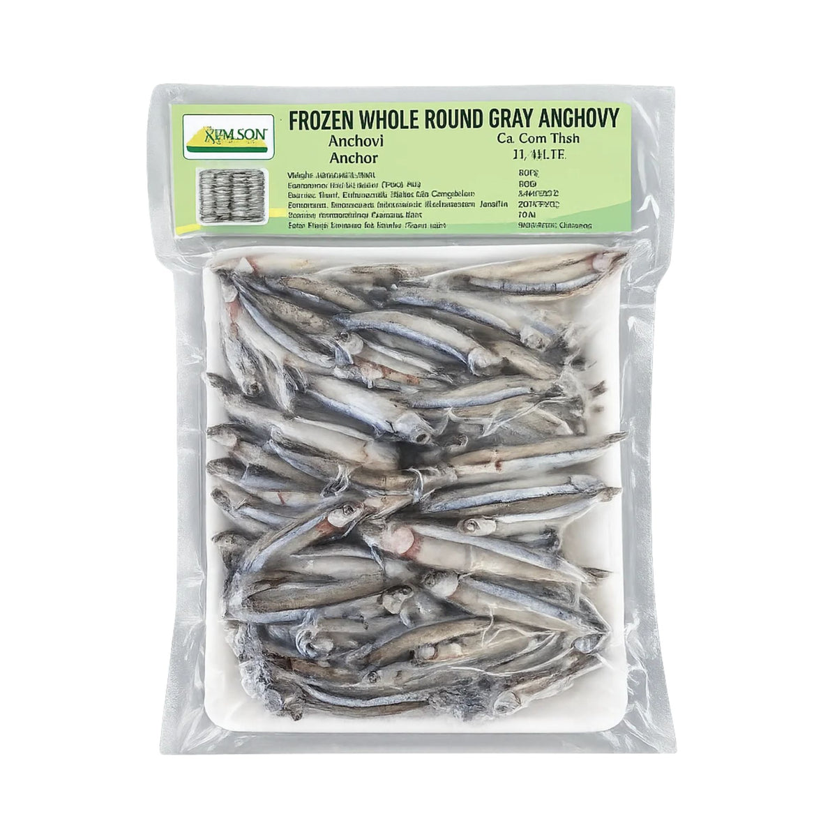 Kim Son - Frozen Whole Round Gray Anchovy (ปลากะตักทั้งตัวแช่แข็ง) - 450g