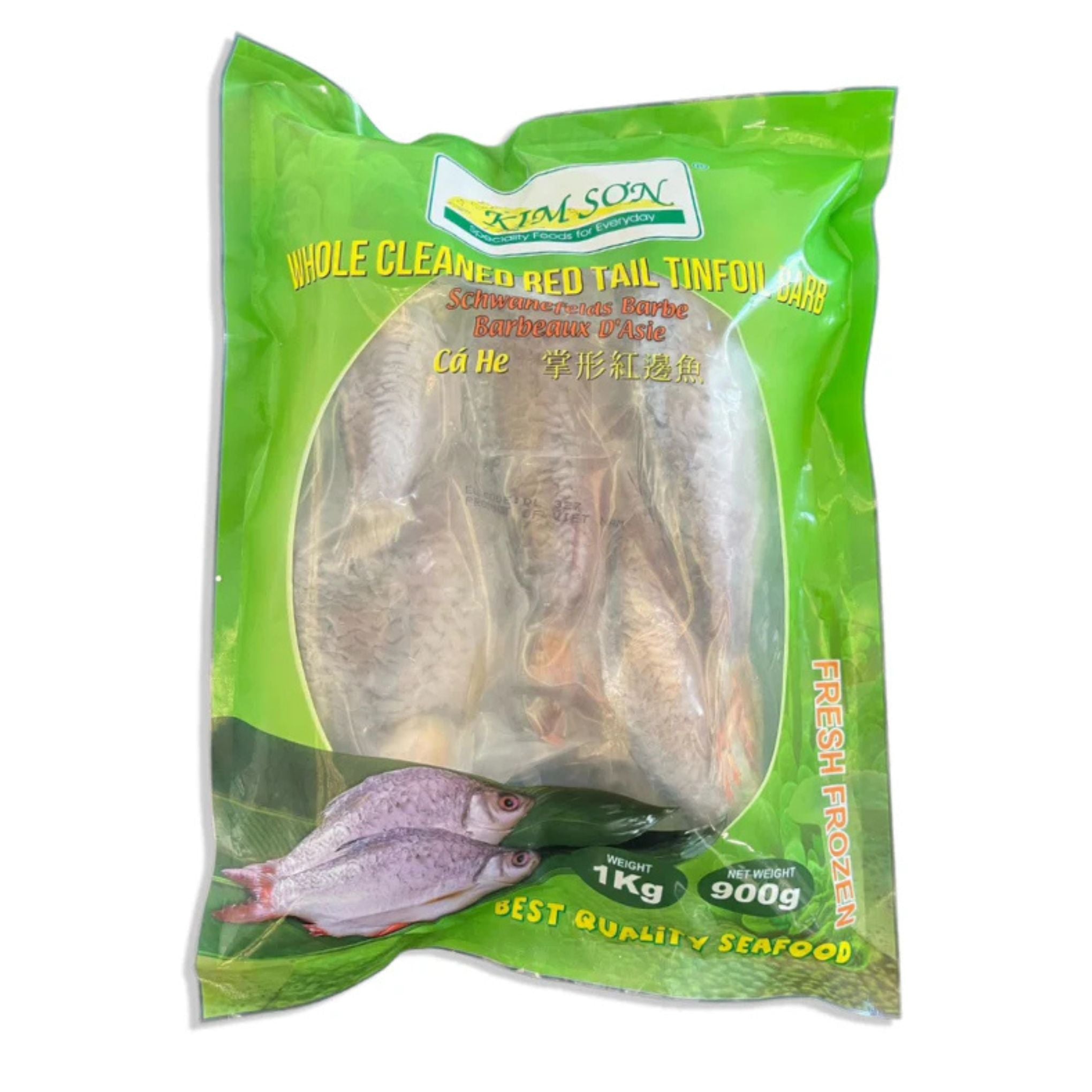 Kim Son - Whole Cleaned Red Tail Tinfoil Barb - 1kg