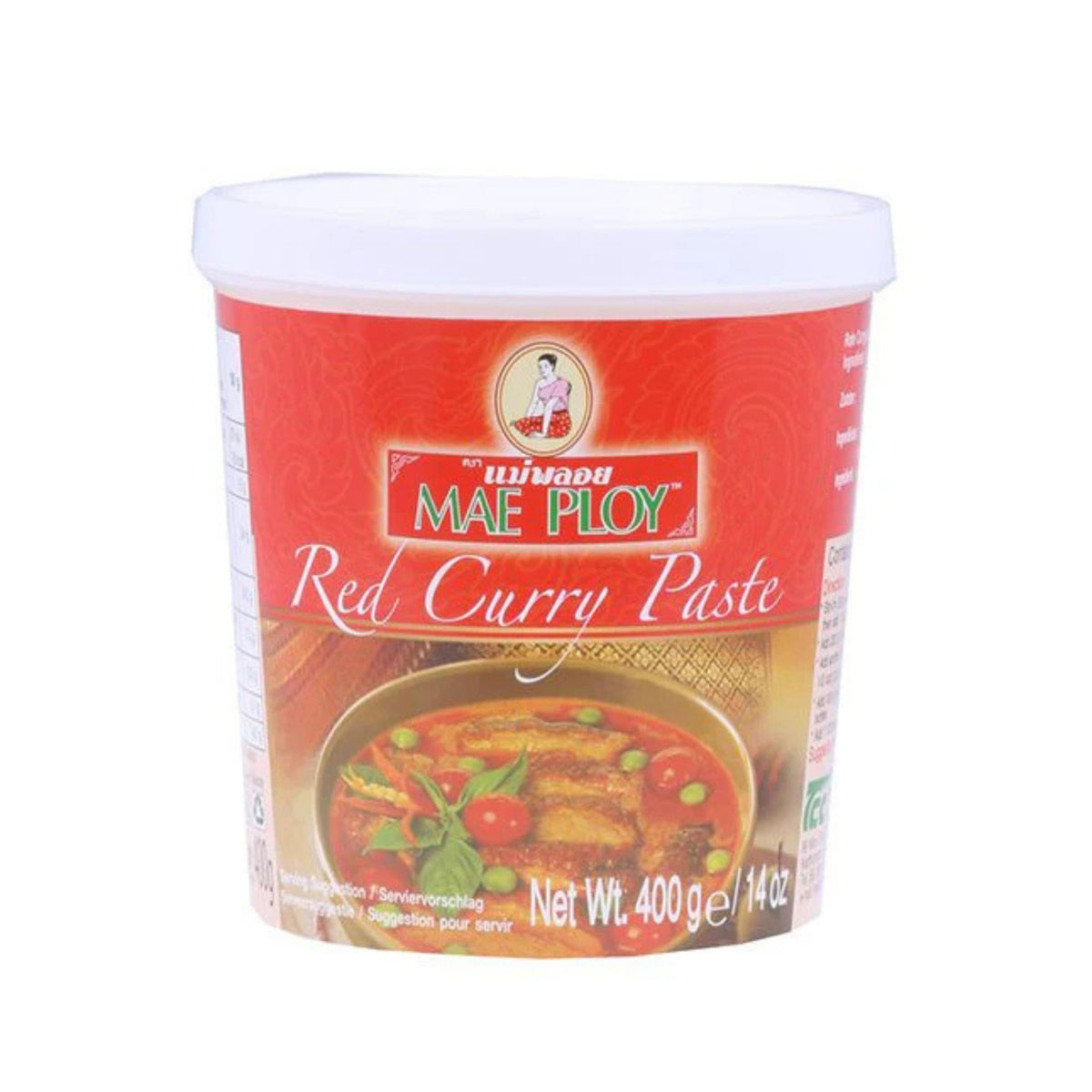 Mae Ploy - Red Curry Paste - 400g – Thai Food 2U