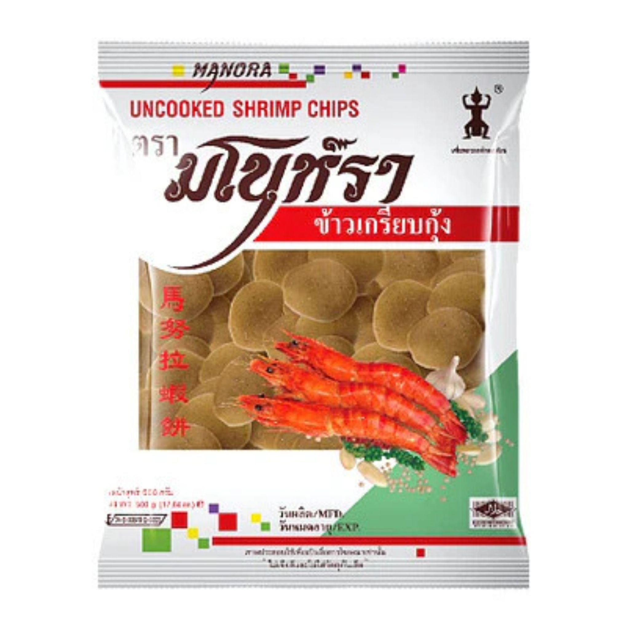 Manora - Uncooked Shrimp Chips - 500g