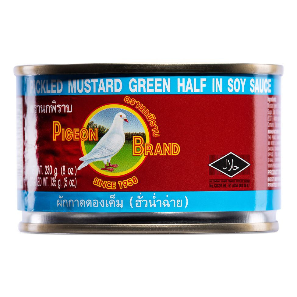 Pigeon - Pickled Mustard Green Half In Soy Sauce - 230g