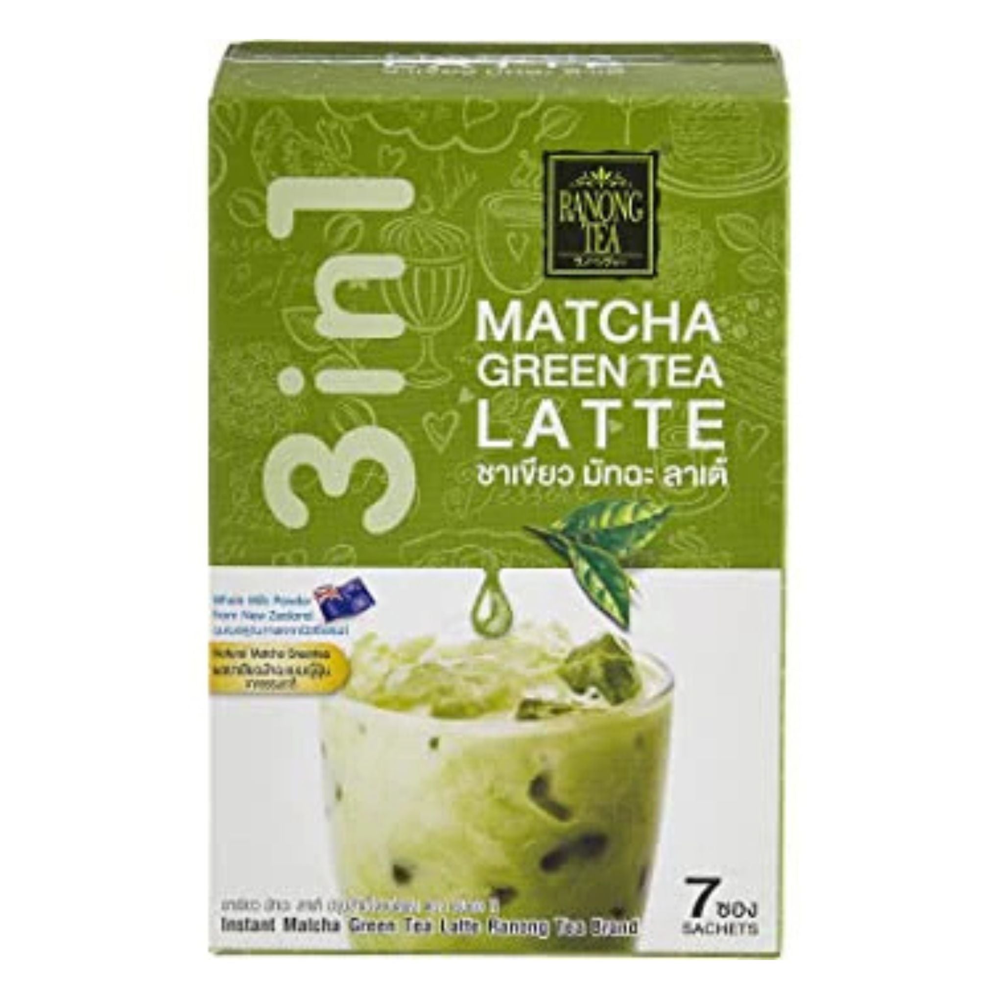 Ranong - Matcha Green Tea Latte (23g x7)