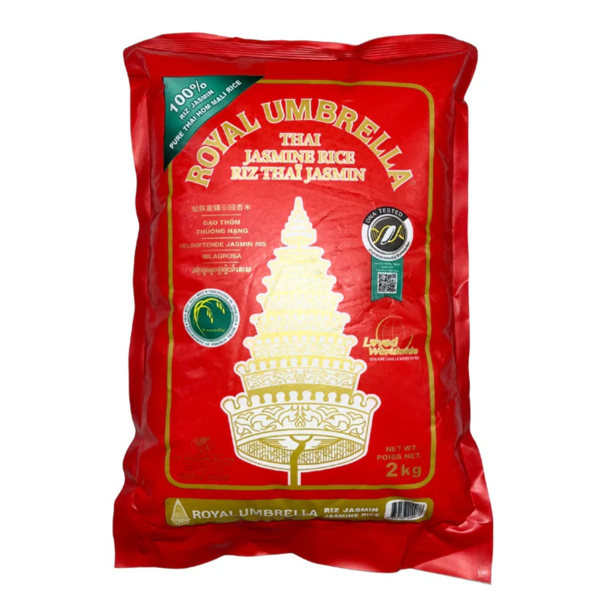 Royal Umbrella - Thai Jasmine Rice - 2kg