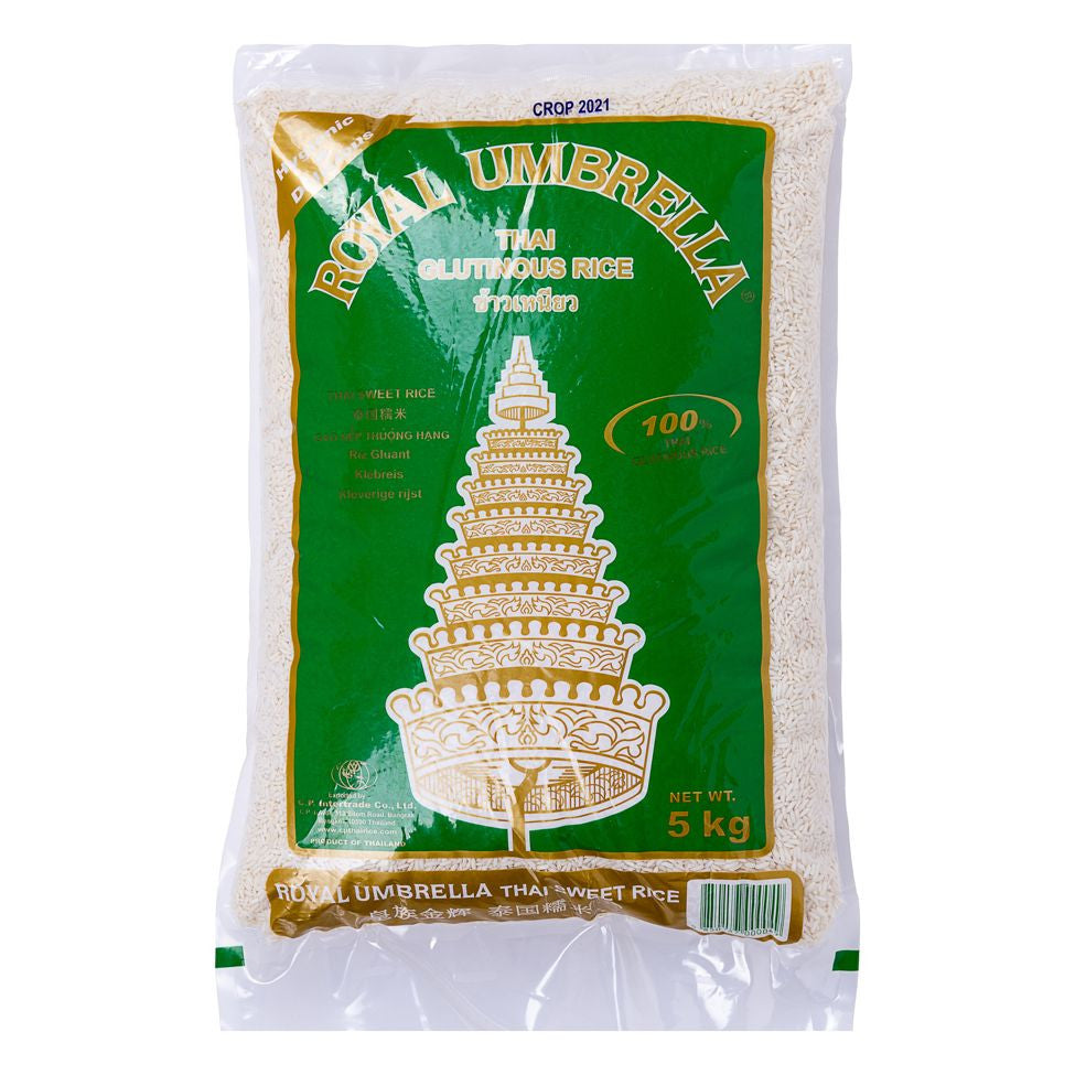 Royal Umbrella - Thai Glutinous Rice - 5kg – Thai Food 2U