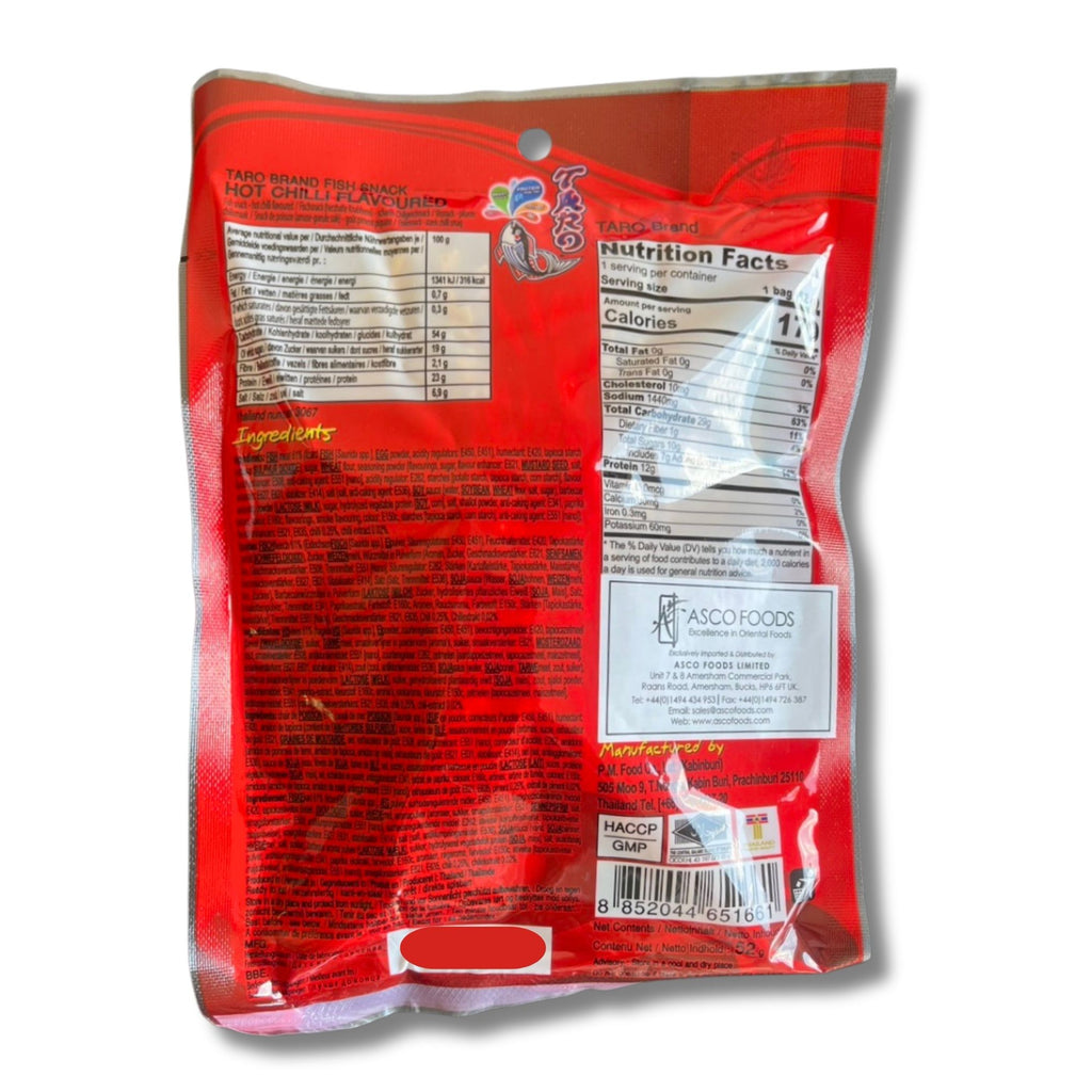 Taro - Fish Snack Hot Chilli Flavour - 52g
