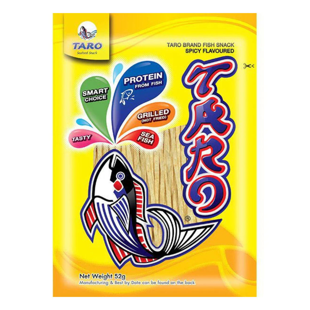 Taro - Fish Snack Spicy Flavour - 52g