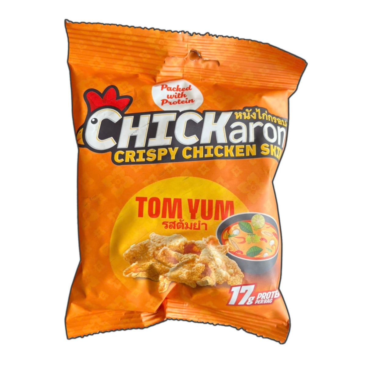Chickaron Crispy Chicken Skin - Tom Yum 40g