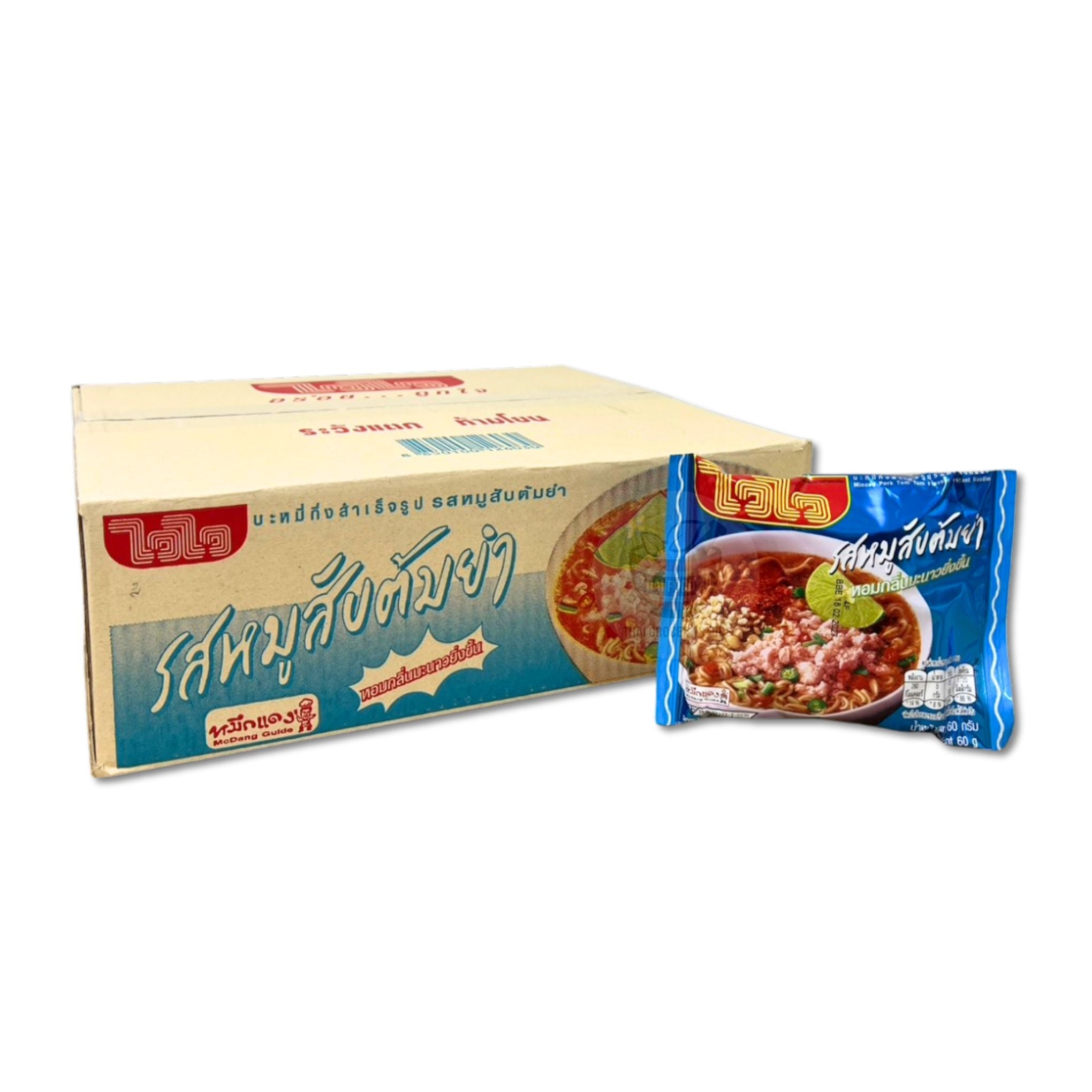 WAI WAI - Tom Yum Pork Flavour (60g x30) (BOX)
