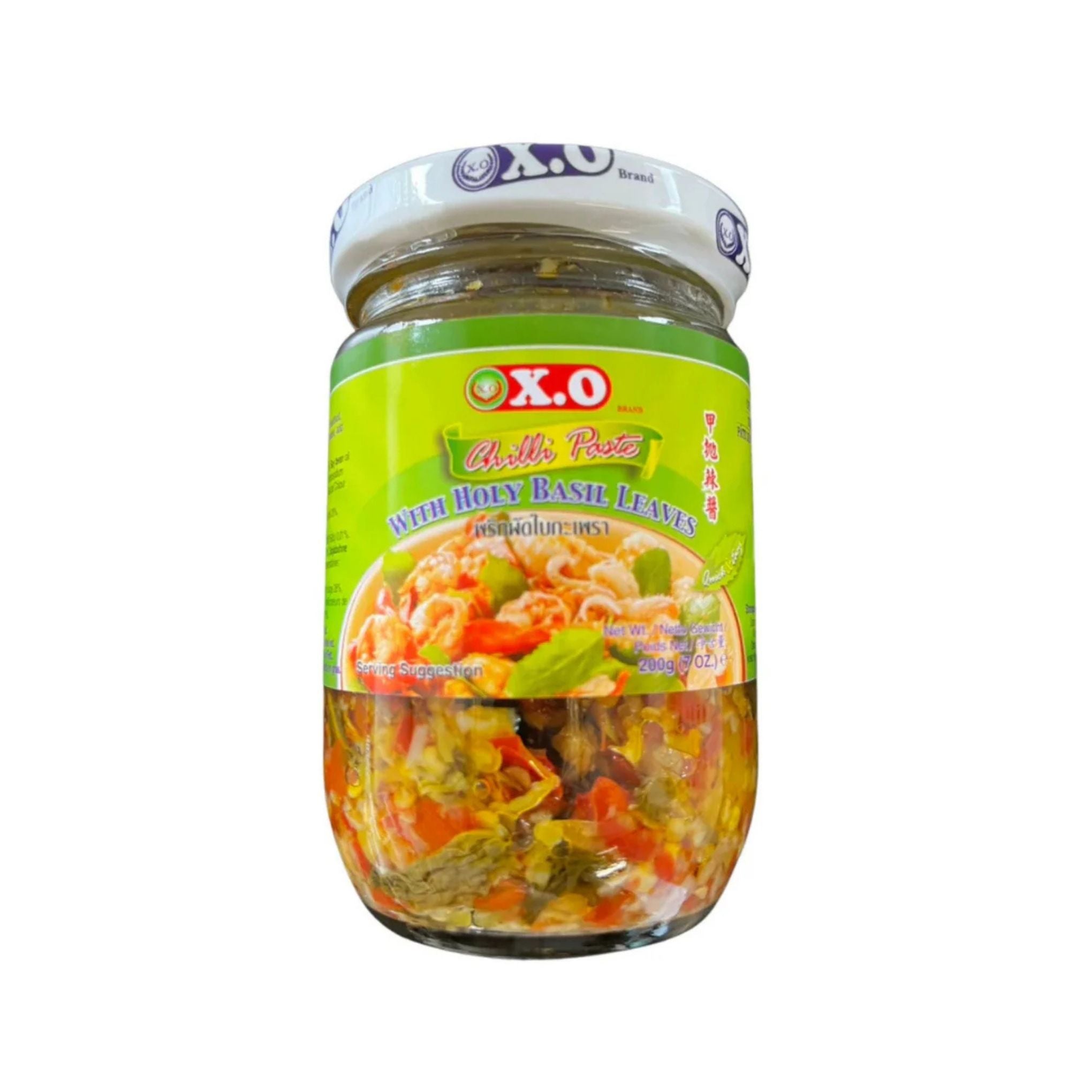 X.O - Chilli Paste With Holy Basil Leaves - 200g