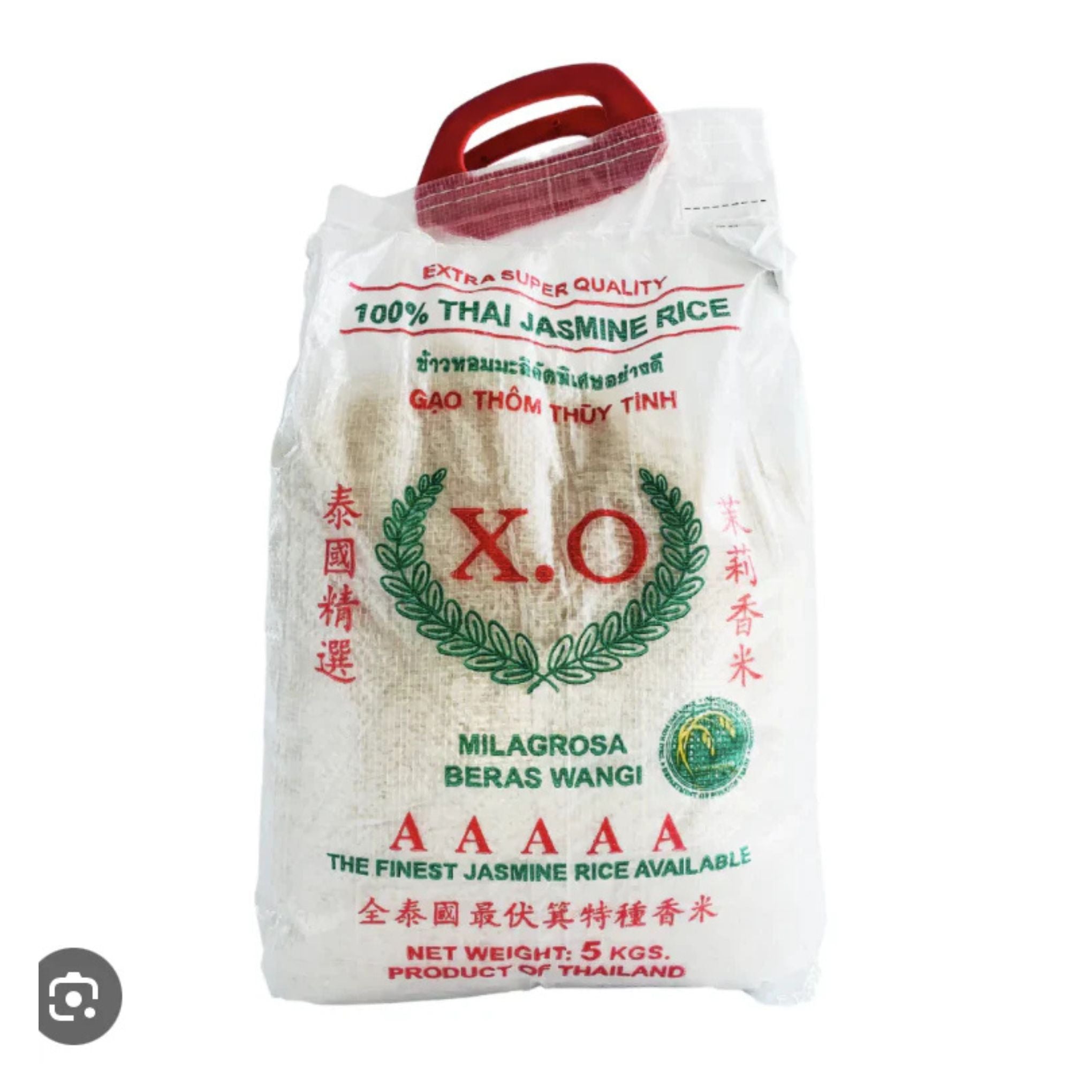 X.O - 100% Thai Jasmine Rice - 5kg